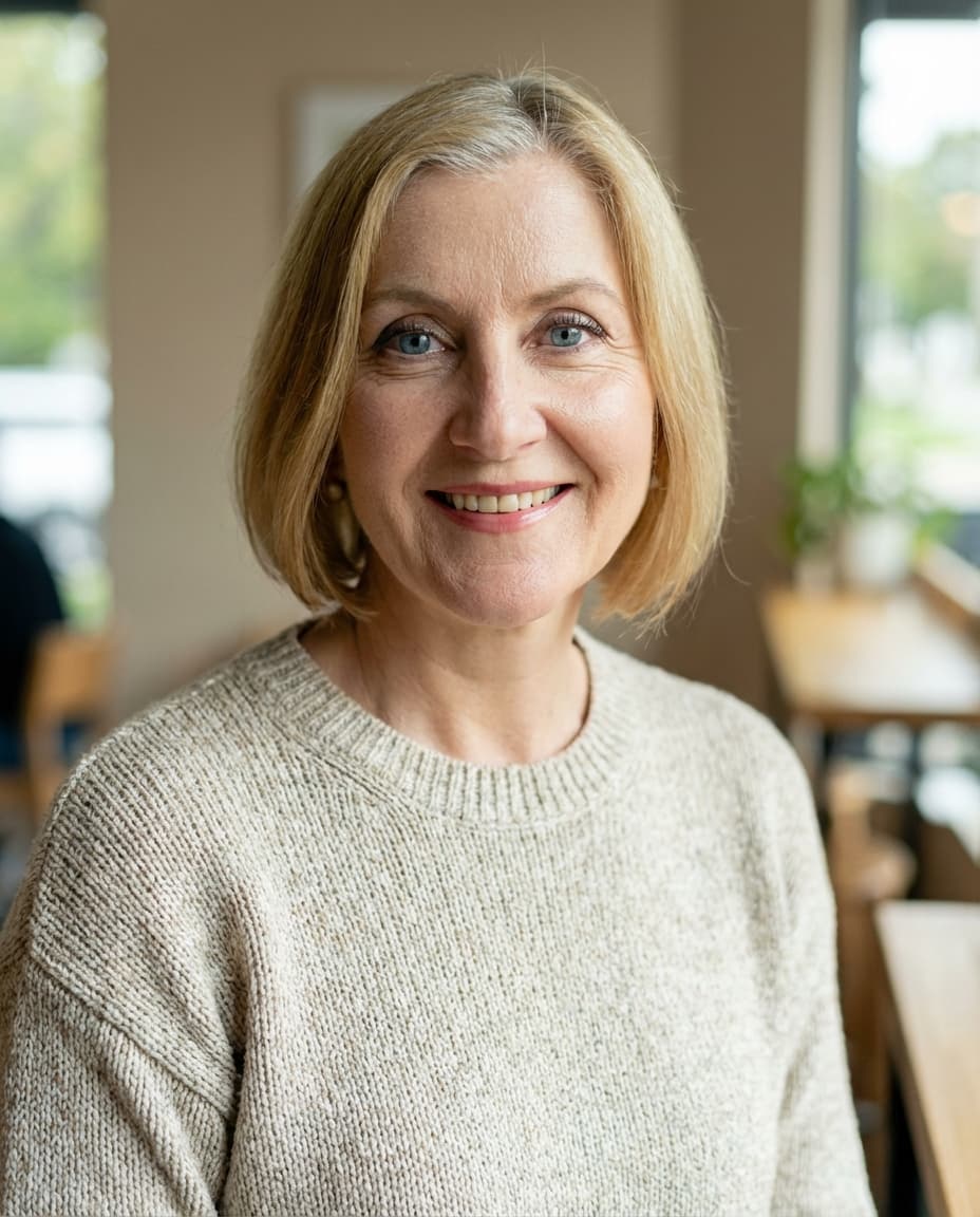 Example headshot: 40+