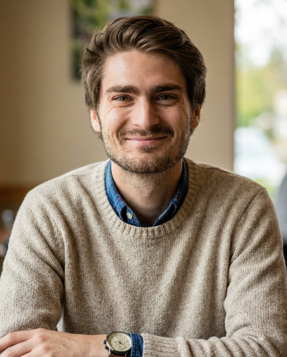 Example headshot: Friendly Neighbor